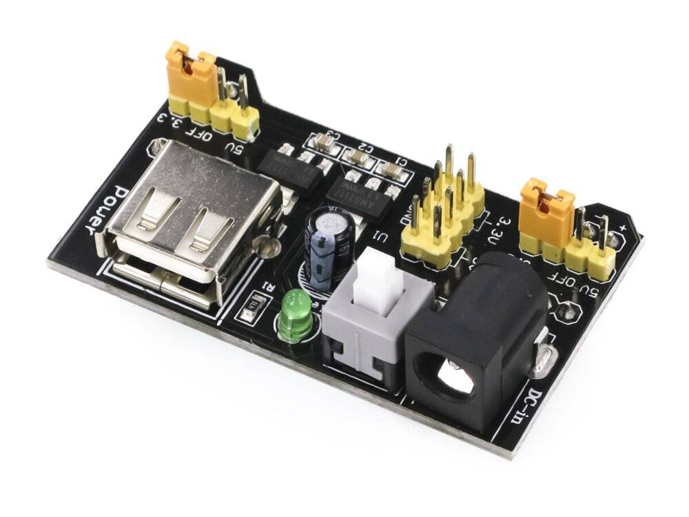 5V 3,3V Stromversorgungsmodul für MB102 Breadboard Power Supply Modul-0