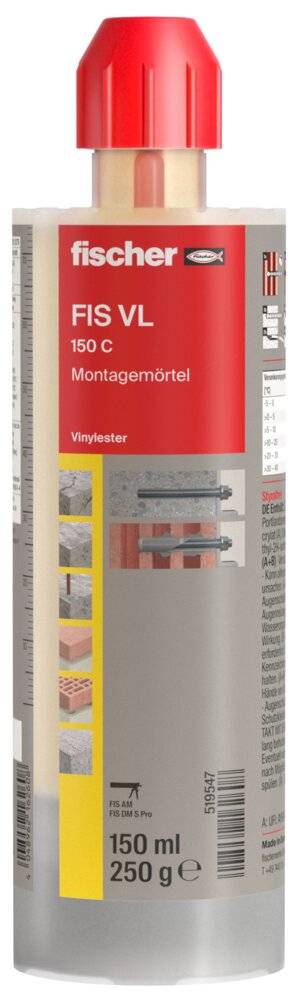 Fischer Montagemörtel FIS VL 150 C, 150 ml-2