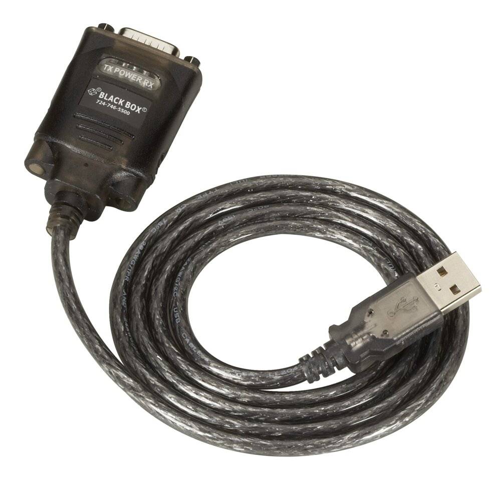USB to RS-232 Converter - DB9, 1-Port - RS-232, USB 1.1, 115,2Kbps-1