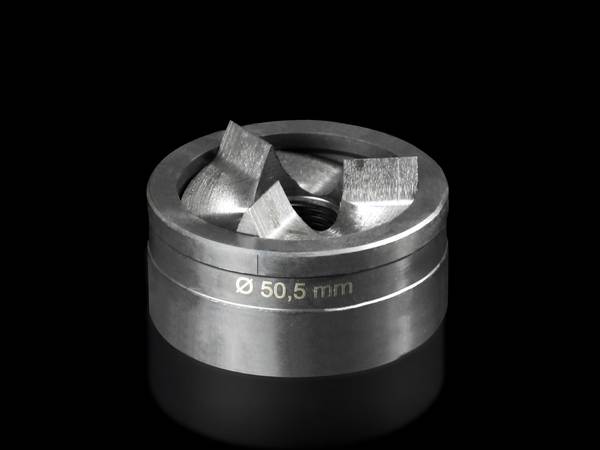 Rittal AS 4055.550 Spalt-Blechlocher rund für Stahlblech, mit 3-fach Teilung 4055550