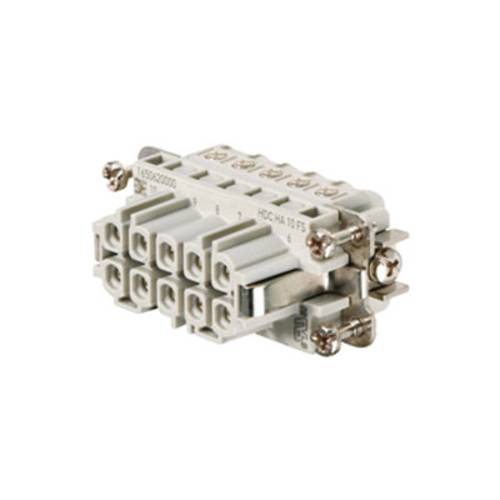 Weidmüller 1650620000 Buchseneinsatz RockStar® HDC HA 10 + PE Schrauben 1 St.