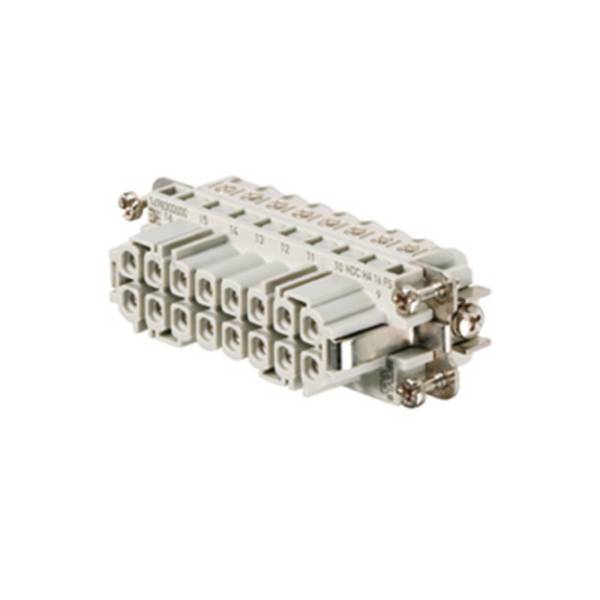 Weidmüller 1650780000 Buchseneinsatz RockStar® HDC HA 16 + PE Schrauben 1 St.