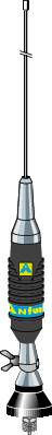Midland T638.06 Funk 150 CB-Mobilantenne Lambda-Typ 1/4