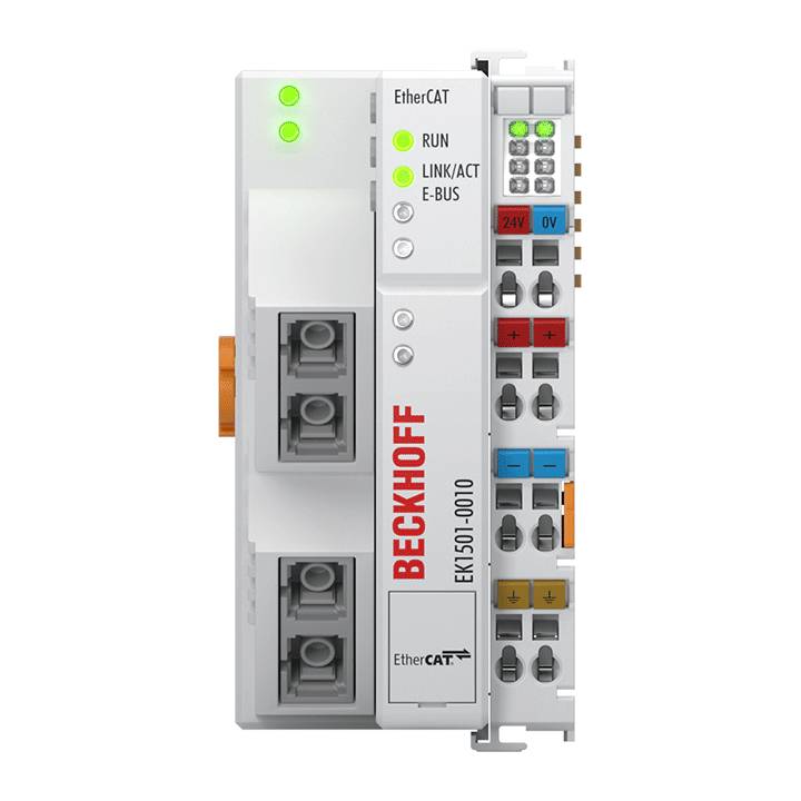 Beckhoff EK1501-0010, EtherCAT-Koppler mit ID-Switch, Singlemode-LWL-Anschluss-0