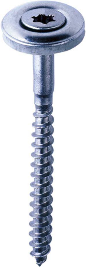 E-NORMPRO Spenglerschraube mit Dichtscheibe Innensechsrund 4,5x55mm Edelstahl A2-0