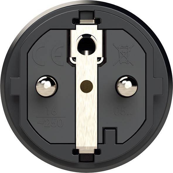 PCE Schutzkontaktstecker IP54 Vollgummi 2 Erdungssysteme-1