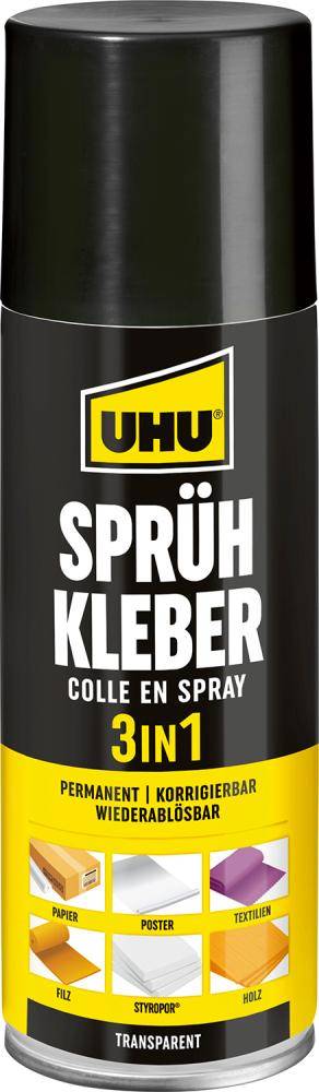 UHU SPRÜHKLEBER 3 in 1 200ml Dose