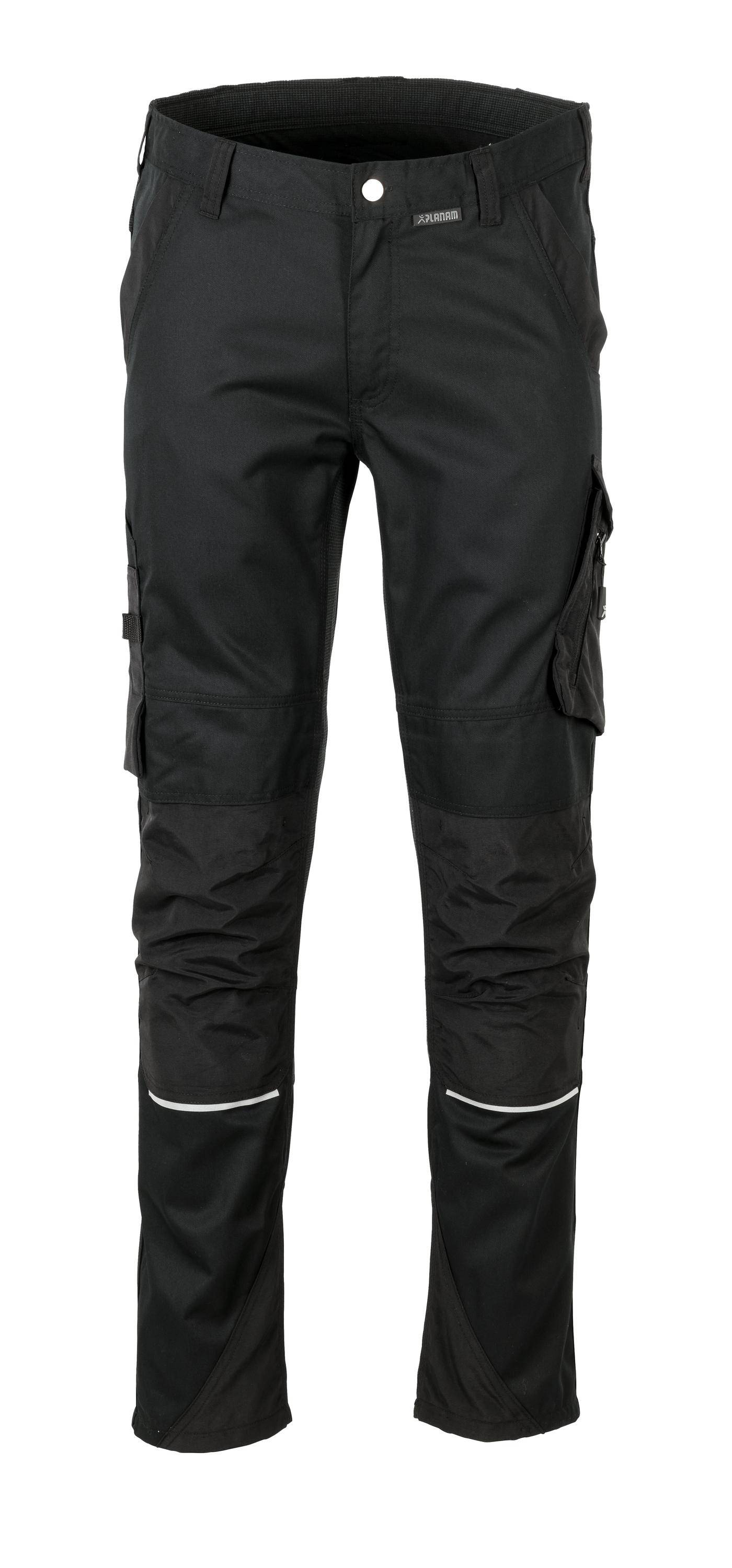Planam Herren Bundhose Norit schwarz/schwarz Gr. 94