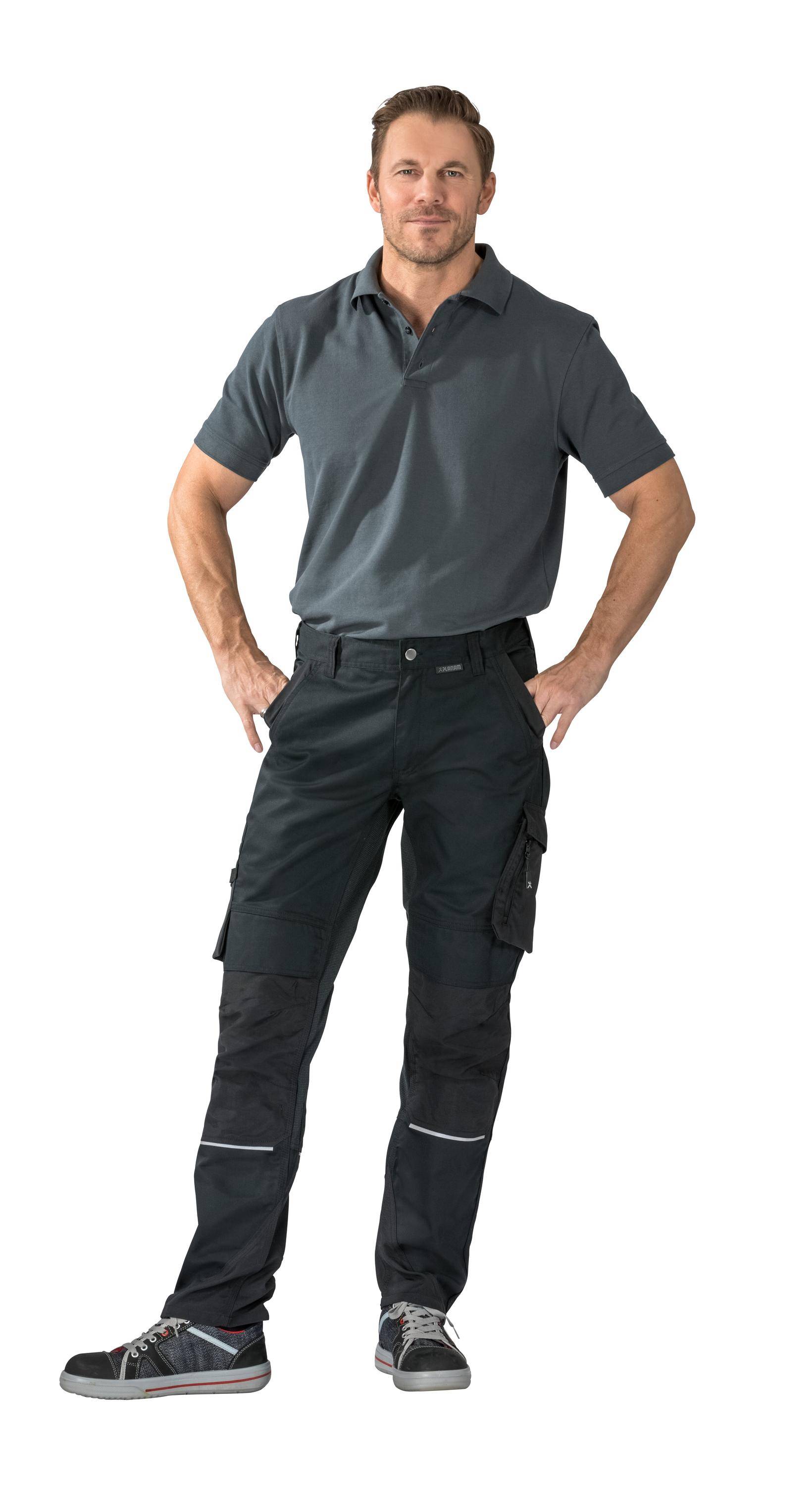 Planam Herren Bundhose Norit schwarz/schwarz Gr. 94-1