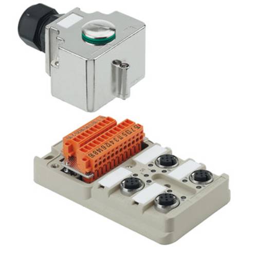 Weidmüller SAI-4-MH-4P M12 1705922000 Sensor/Aktorbox passiv M12-Verteiler mit Metallgewinde 1 St.