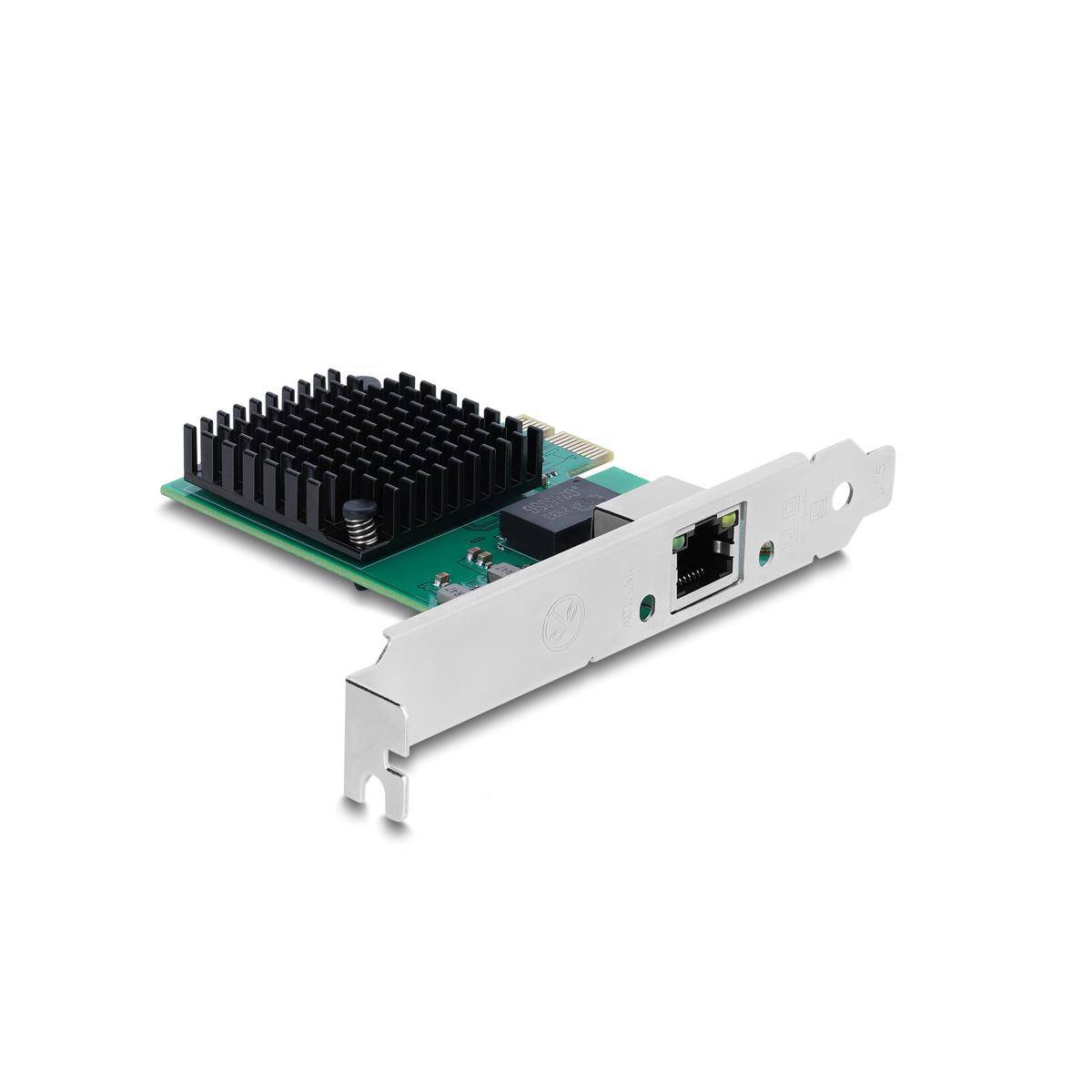 Delock PCI Express x1 Netzwerkkarte 10 Gigabit LAN 1 x RJ45 RTL8127 PCI-Express-1