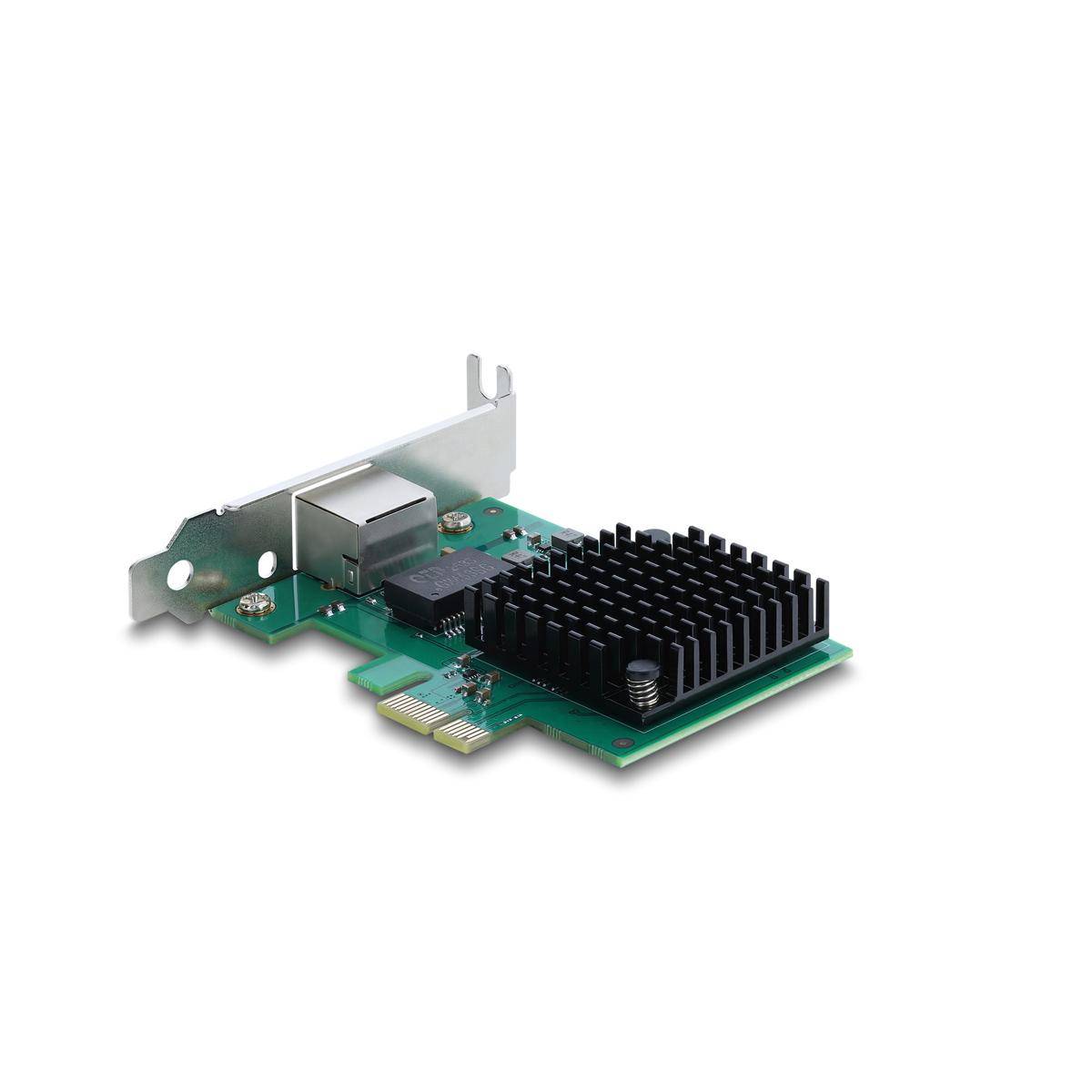 Delock PCI Express x1 Netzwerkkarte 10 Gigabit LAN 1 x RJ45 RTL8127 PCI-Express-3