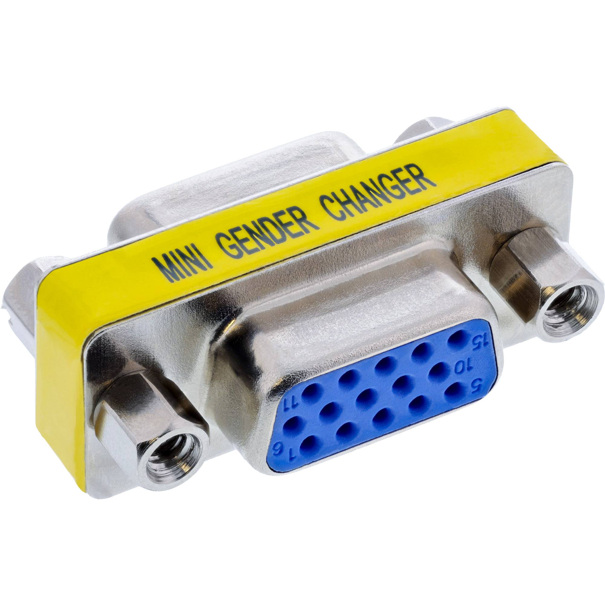 InLine® Mini-Gender-Changer, 15pol HD (VGA), Buchse / Buchse-1