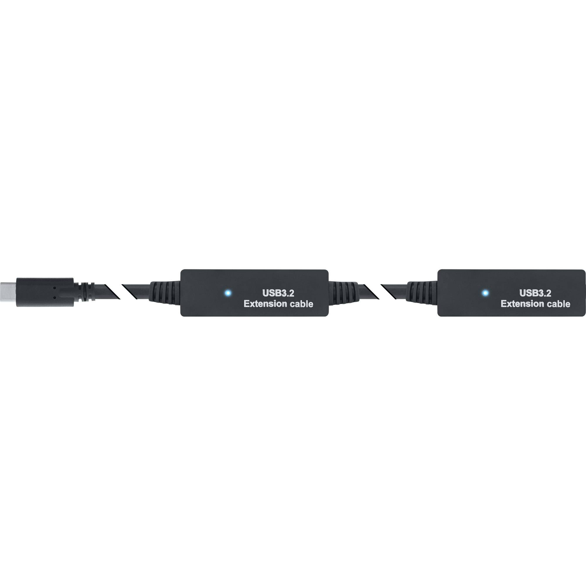 InLine USB 3.2 Gen.1 Aktiv-Verlängerung USB-C Stecker an Buchse 10m Kabel Digital/Daten Verlängerungskabel 10 m-1