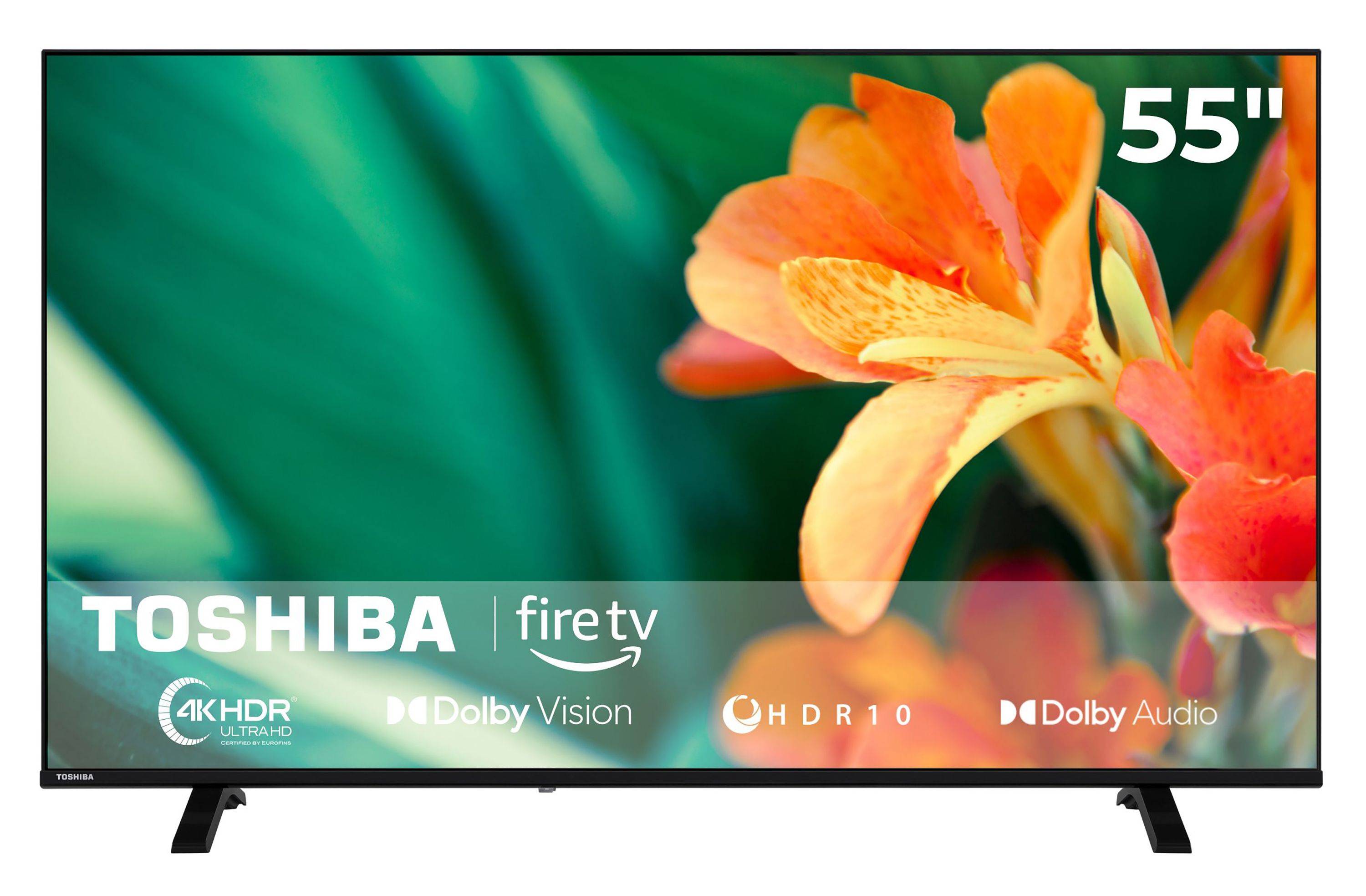 Toshiba 55UF2663DAZ Fire TV 55 Zoll Fernseher 4K Smart TV Dolby Vision HDR Alexa Triple-Tuner (2026)-0