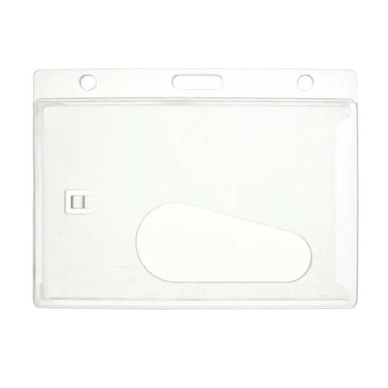 Kartenhalter horizontal transparent matt beidseitig (100)-0
