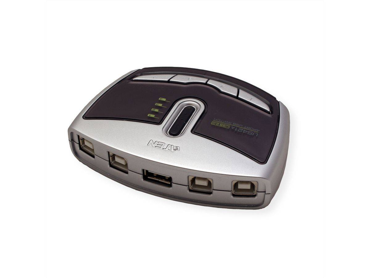 Aten US421A USB 2.0-Peripheriegeräte-Switch mit 4 Ports-1