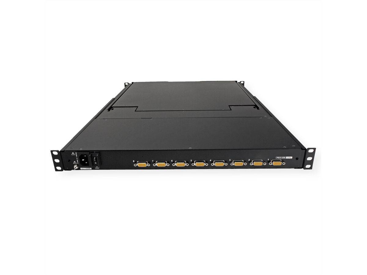 Aten CL1308N KVM-Switch, 48cm TFT, VGA, PS/2-USB, 8 Port, US-Layout-1