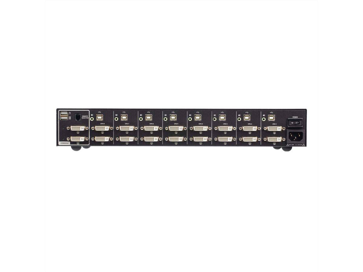 Aten CS1148D4 8-Port USB 4K DVI Dual Display Secure KVM-1