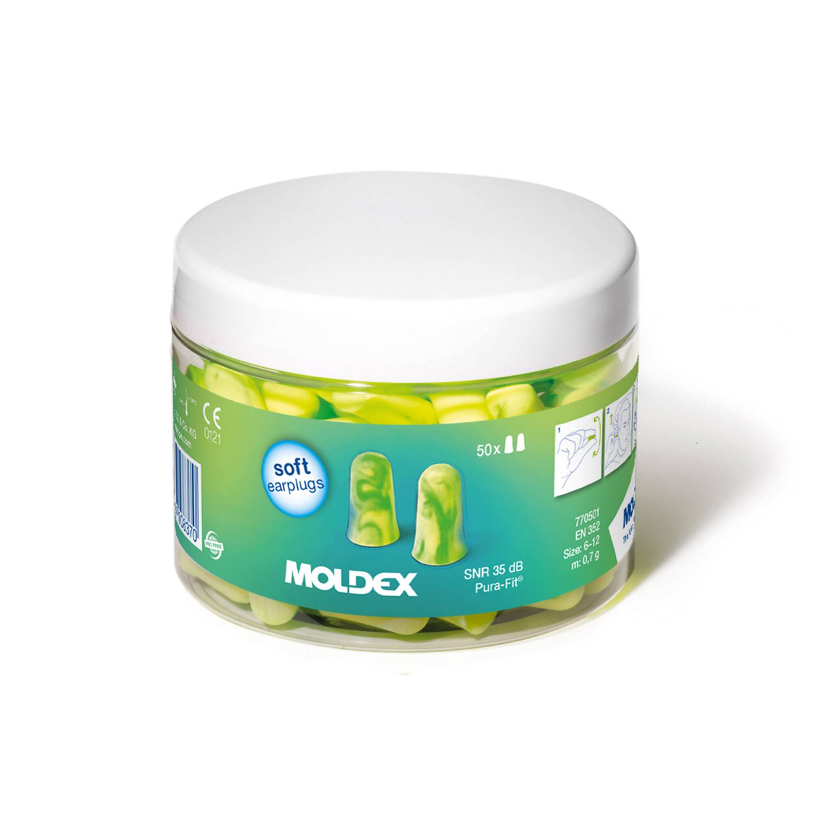 Moldex Gehörschutzstöpsel Pura Fit 7700(Pack a 200 Pr.)-2