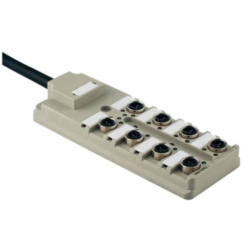 Weidmüller SAI-8-F 4P IDC PUR 10M 1766710000 Sensor/Aktorbox passiv M12-Verteiler mit Metallgewinde 1 St.