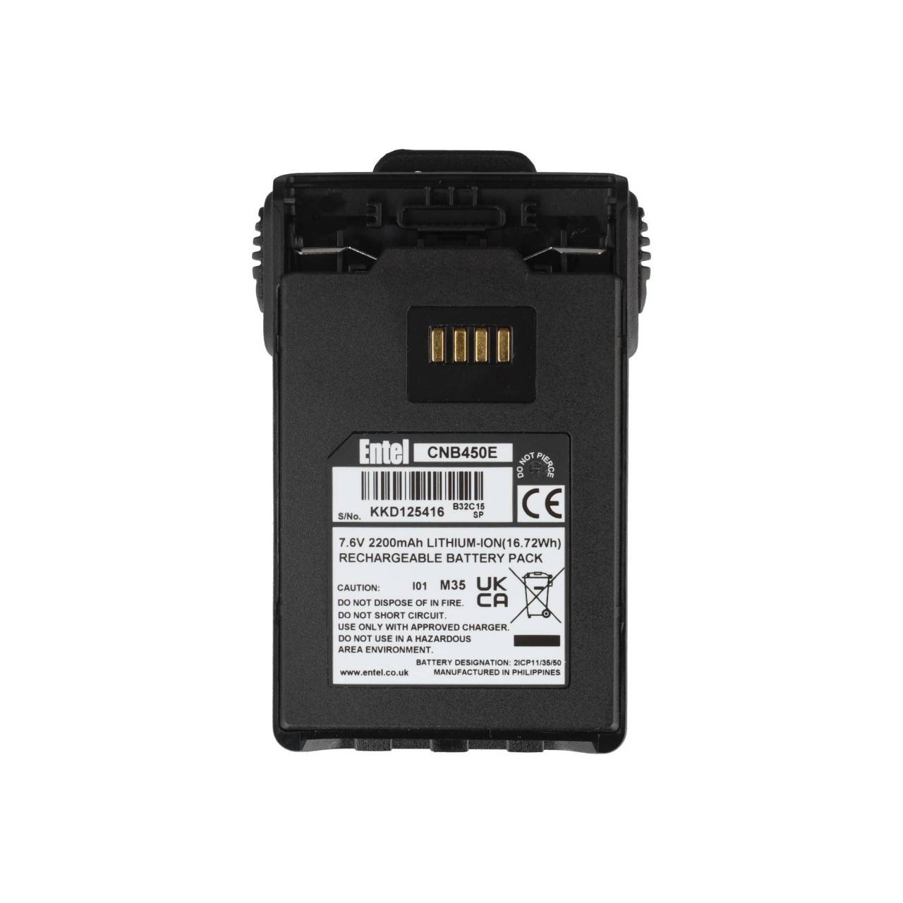 Li-Ion Originalakku CNB-450E für ENTEL DX und HX Serie - 7,4 V 1800 mAh-0