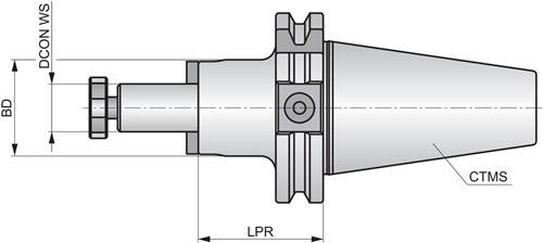 Kombi-Aufsteckdorn DIN 69871 D.32mm ISO 69871.50ADB-FMH2.32.055 PRAMET-3