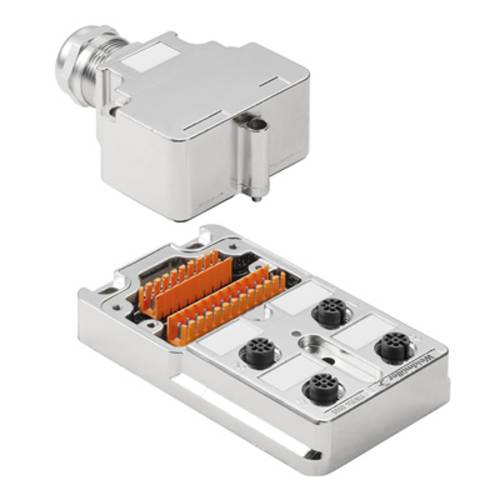 Weidmüller SAI-4-MMS 4P M12 1783540000 Sensor/Aktorbox passiv M12-Verteiler mit Metallgewinde 1 St.