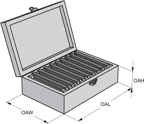 Parallel-Unterlagen-Satz ISO POP.SET14-150.10.WB Bruttogewicht 10290g PRAMET-3