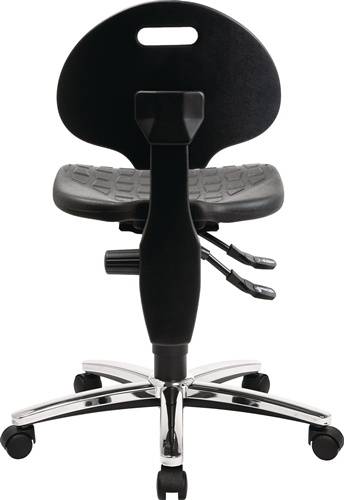 Arbeitsdrehstuhl TEC 25 5-Fuß STA verchr.schwarz 410-540mm TOPSTAR-2