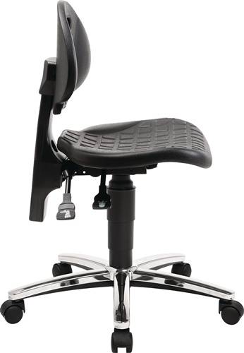 Arbeitsdrehstuhl TEC 25 5-Fuß STA verchr.schwarz 410-540mm TOPSTAR-3