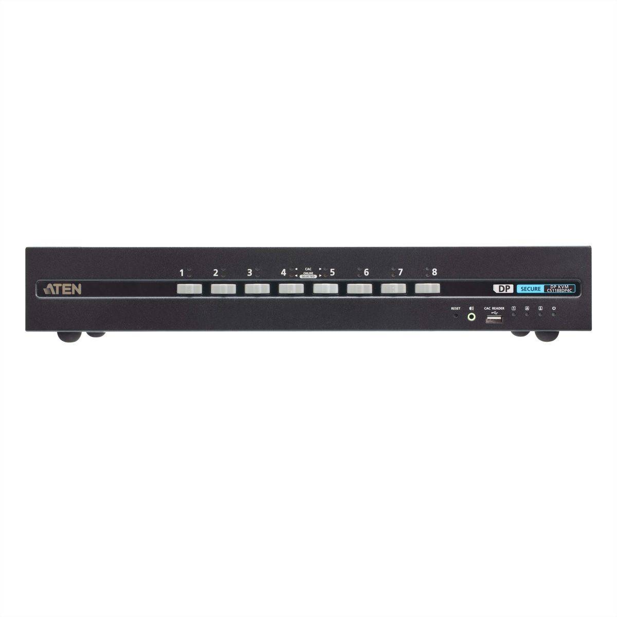 Aten CS1188DP4C 8-Port 4K USB DisplayPort Secure KVM Switch mit Card Reader-4