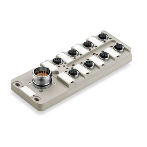 Weidmüller SAI-6-S 5P M12 9456010001 Sensor/Aktorbox passiv M12-Verteiler mit Metallgewinde 1 St.