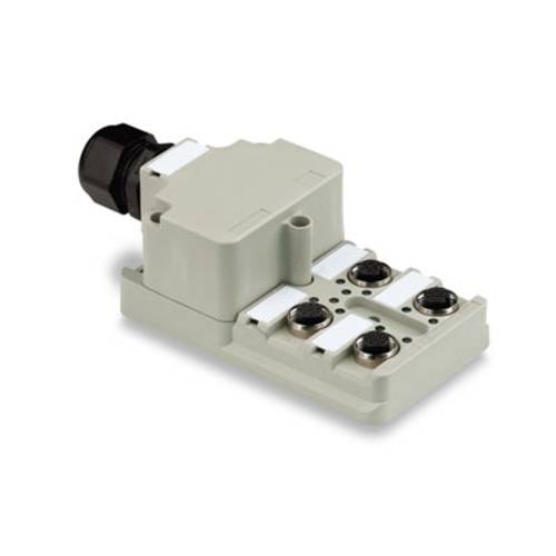 Weidmüller SAI-4-M 8P M12 1807640000 Sensor/Aktorbox passiv M12-Verteiler mit Metallgewinde 1 St.