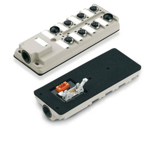 Weidmüller SAI-8-B 4P M12 F10 1812170000 Sensor/Aktorbox passiv M12-Verteiler mit Metallgewinde 1 St.
