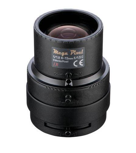 TAMRON M118VM413IR 1/1.8" 5MP Objektiv, 4-13mm, 3.2-fach Zoom, Tag/Nacht, manuelle Blende-0