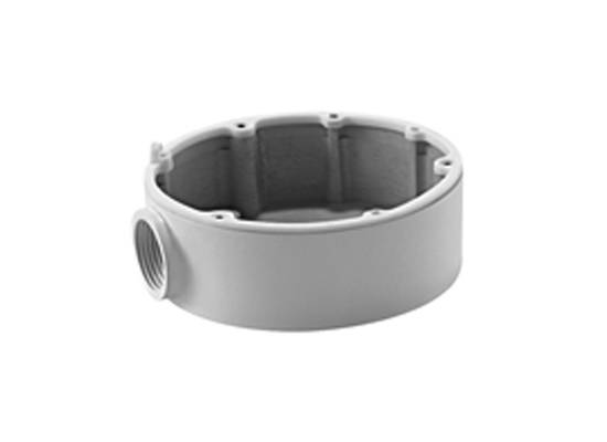 Hikvision DS-1280ZJ-DM18 Anschlussdose mit Kabeldurchführung, Material: Aluminiumlegierung, Farbe: Weiß, Schutzklasse-0