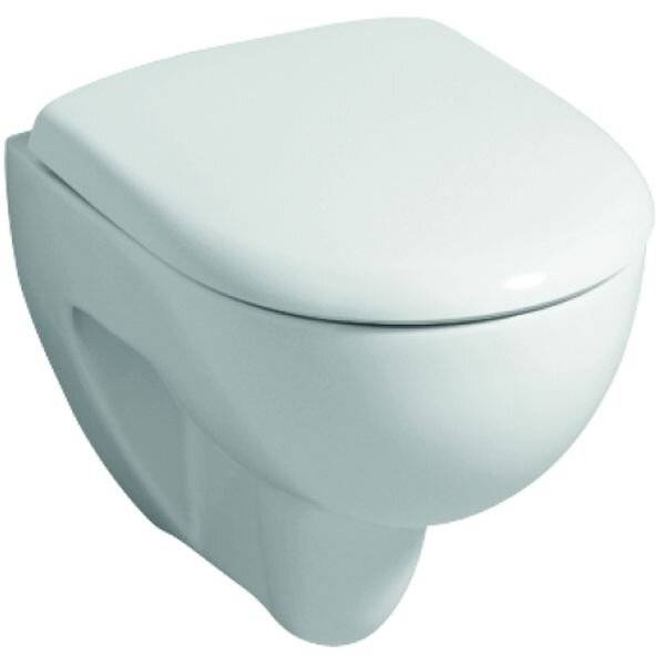 Geberit Renova Compact WC-Sitz oval, Befestigung von oben, Befestigungsabstand 15,5cm ohne Absenkautomatik,-2