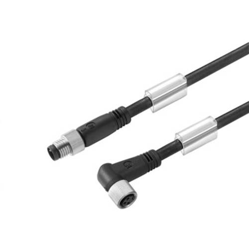Weidmüller 1824580150 Sensor-/Aktor-Steckverbinder, konfektioniert M8 Stecker, gerade, Buchse, gewinkelt 1.50 m Polzahl ...