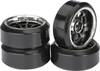 Absima 1:10 Straßenmodell Kompletträder Drifter C 9-Speichen Schwarz-Chrom 4 St.