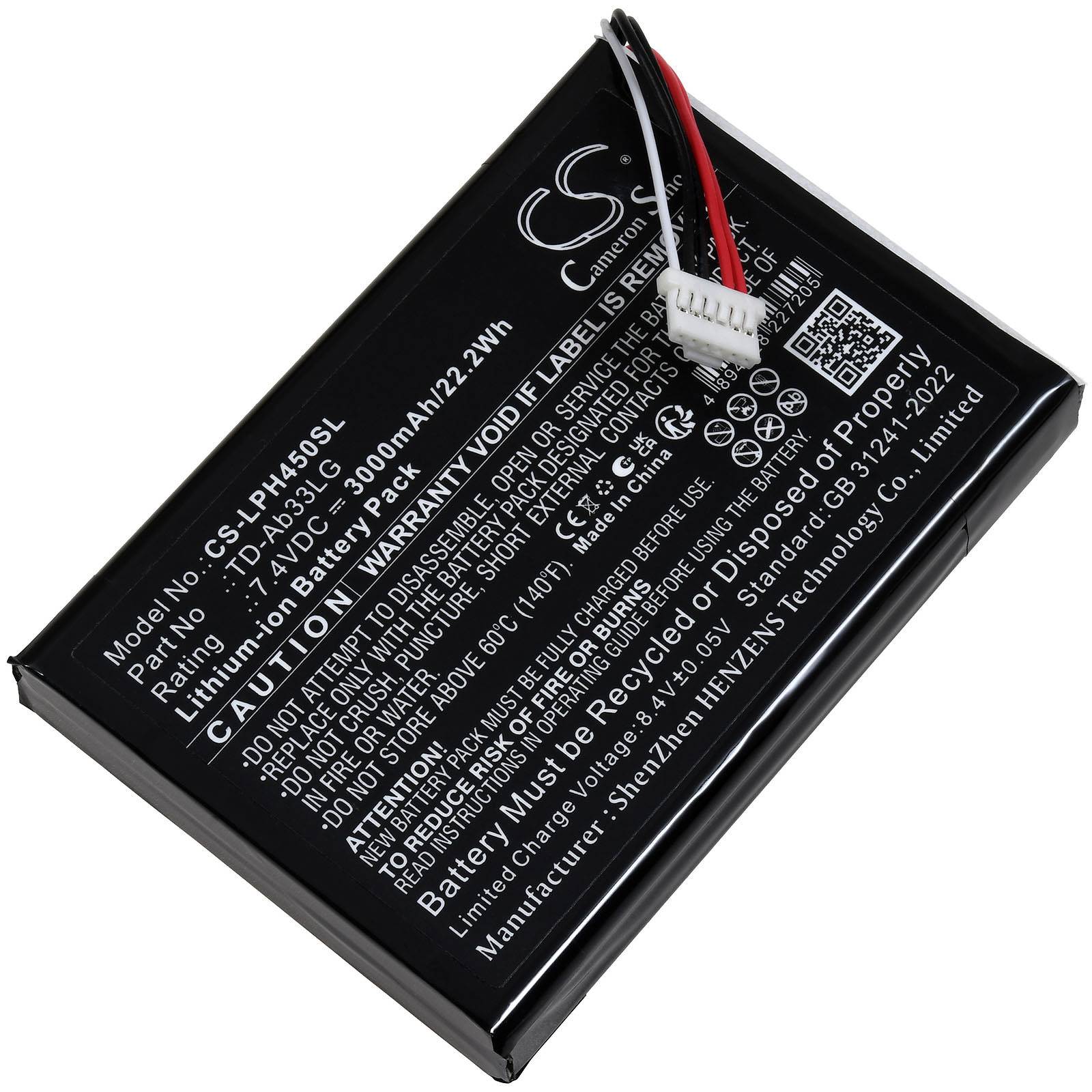 Akku passend für LG PH450UG PH450U Mini Beamer Typ EAC63379202, 7,4V, Li-Ion-0