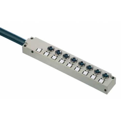 Thumbnail - Weidmüller SAI-4-F 3P M8 L 10M 1828710000 Sensor/Aktorbox passiv M8-Verteiler mit Metallgewinde 1 St.