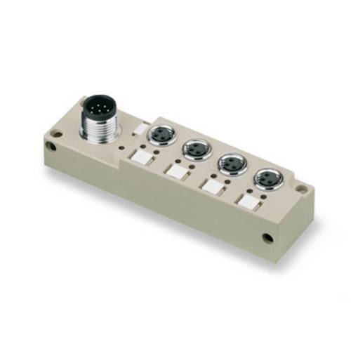 Weidmüller SAI-4-S 3P M8 L 1828740000 Sensor/Aktorbox passiv M8-Verteiler mit Metallgewinde 1 St.