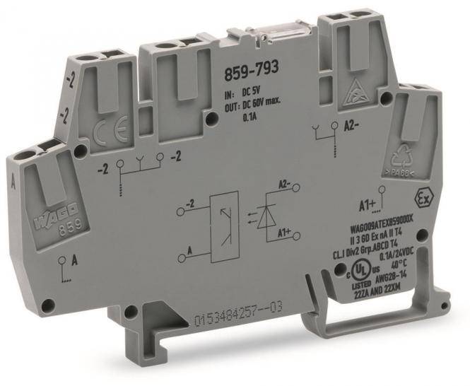 WAGO 859-793 Optokopplermodul, Eingangsnennspannung DC 5 V-0