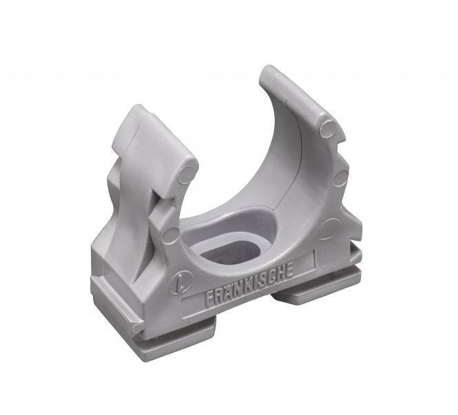 Fränkische clipfix 16 grau Ku-Klemmschelle M16 22370016-0