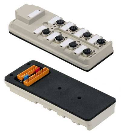 Weidmüller SAI-8-B 5P M12 SL 1847560000 Sensor/Aktorbox passiv M12-Verteiler mit Metallgewinde 1 St.