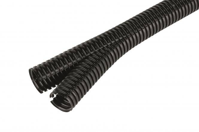Fränkische Co-flex-PA NW 11 50m-Ring schwarz Ku-Wellrohr geschlitzt 41001100-0