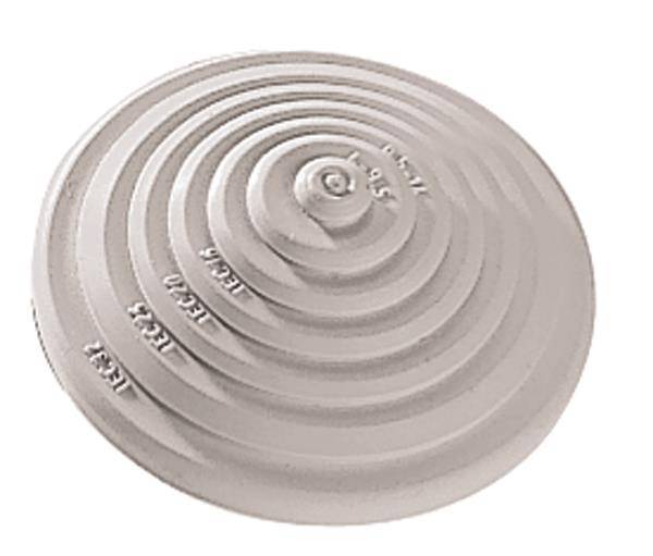 Legrand 091910 Stufen-Einführung IP55 D:20mm Staubgrau f.Plexo