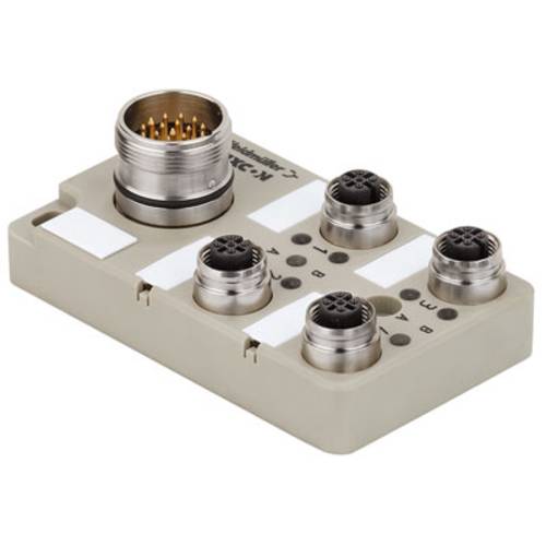 Weidmüller SAI-4-S 4P FC 1847960000 Sensor/Aktorbox passiv M12-Verteiler mit Metallgewinde 1 St.