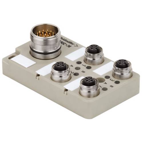Weidmüller SAI-4-S 5P FC 1847970000 Sensor/Aktorbox passiv M12-Verteiler mit Metallgewinde 1 St.